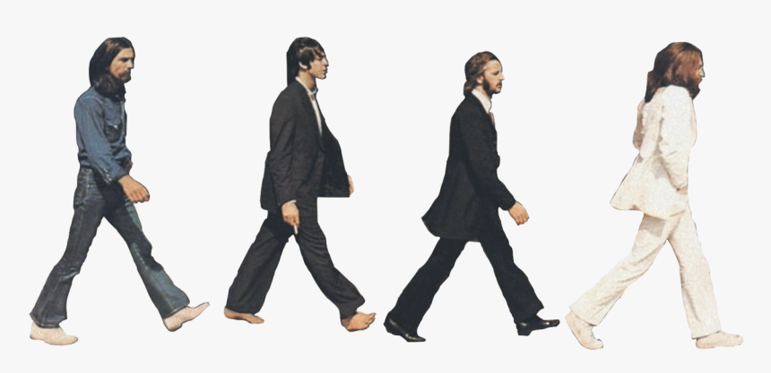 Beatles Abbey Road Silhouette Drawing, HD Png Download, Free Download