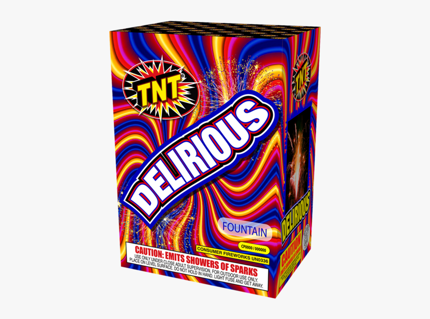 Firework Fountain Delirious - Box, HD Png Download, Free Download