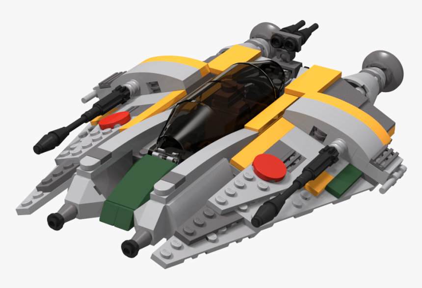 V5kmenn - Lego Star Wars Custom Starfighter, HD Png Download, Free Download