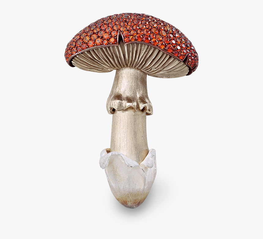 Mushroom Brooch With Sapphires - Hemmerle Mushroom, HD Png Download, Free Download