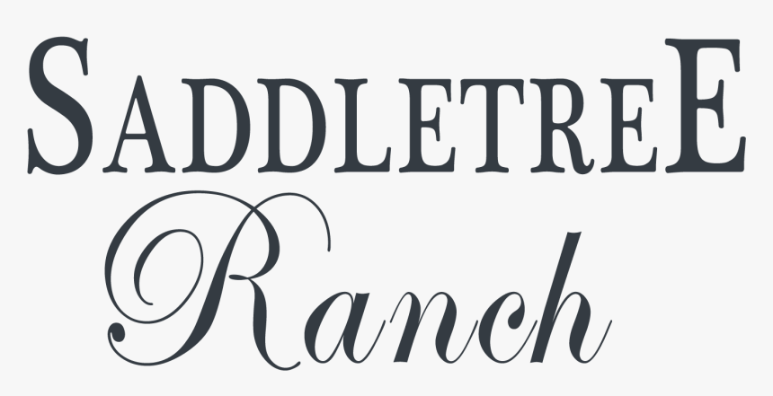 Saddletree Ranch Dripping Springs - Calligraphy, HD Png Download, Free Download