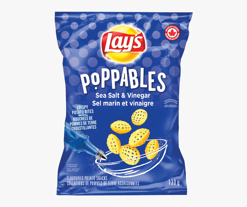 Lay"s Poppables™ Sea Salt & Vinegar Flavour Potato - Lays Poppables Sea Salt Vinegar, HD Png Download, Free Download