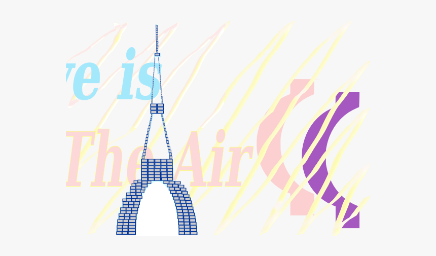 E-card Love Is In The Air La Tour Eiffel Tower 30 Aug - Graphic Design, HD Png Download, Free Download