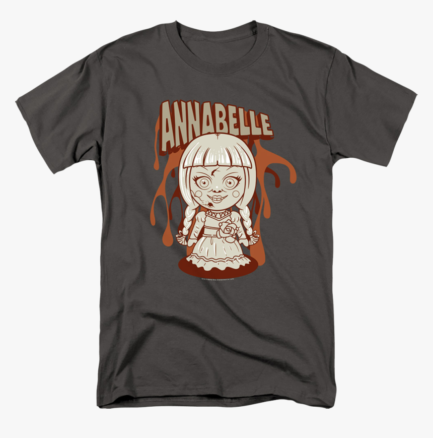 Animated Annabelle Conjuring T-shirt - Grey Batman T Shirt, HD Png Download, Free Download