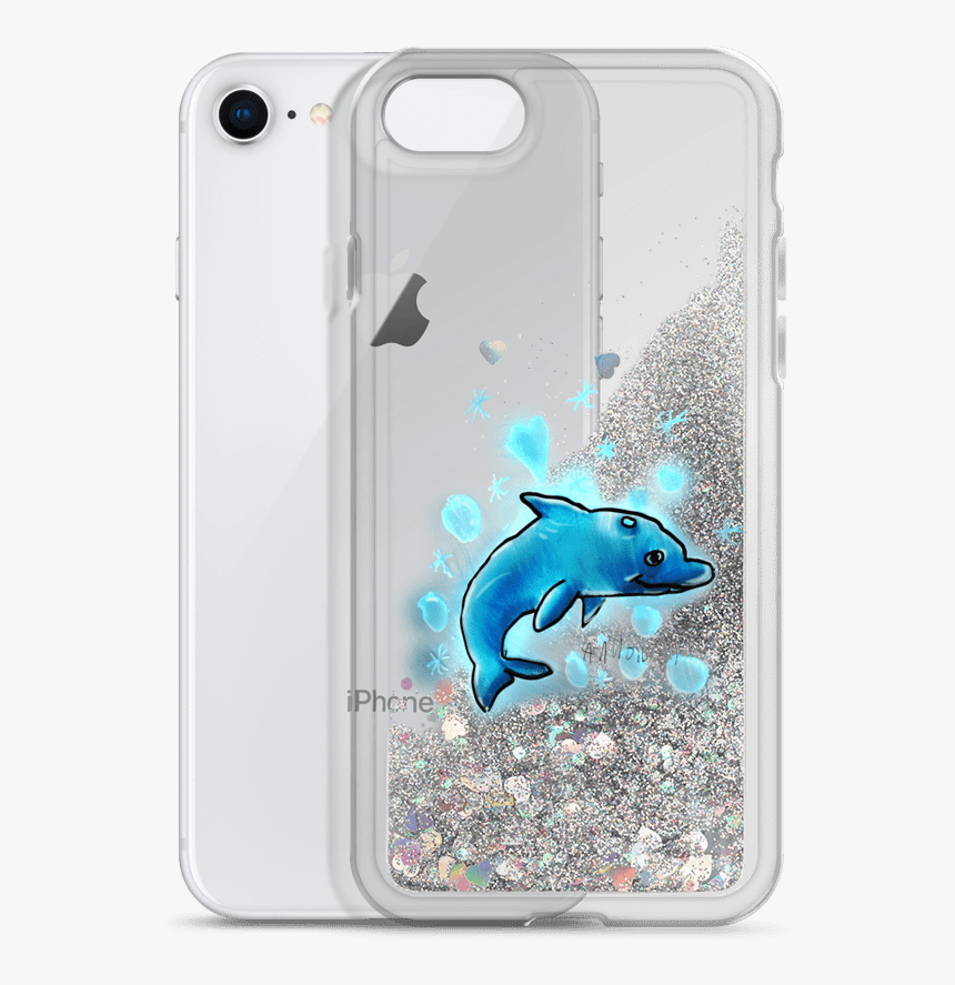 Annabelle Original Dolphin 01 Liquid Glitter Phone - Mobile Phone, HD Png Download, Free Download