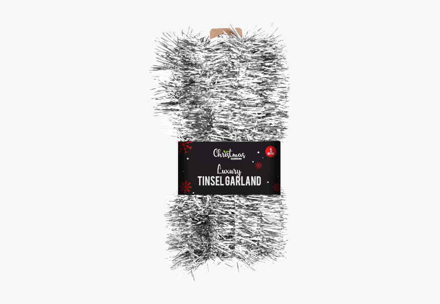 Christmas Tinsel Garland - Christmas Tree, HD Png Download, Free Download