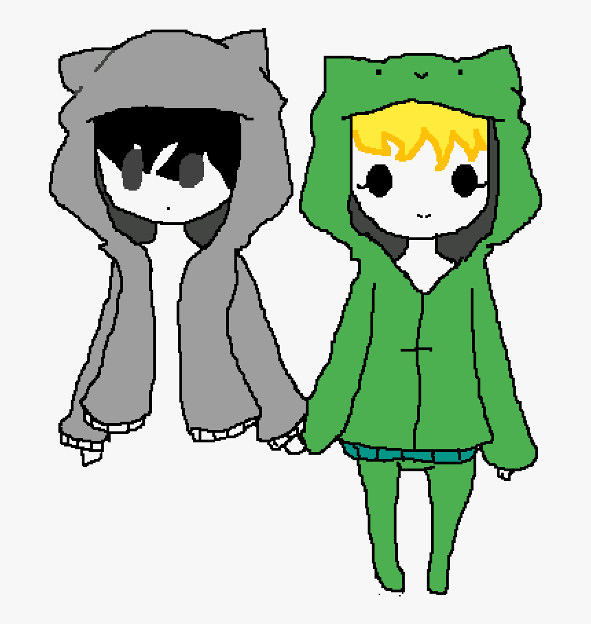 Lost And Ben In Cat Hoddies Clipart , Png Download - Drawing, Transparent Png, Free Download