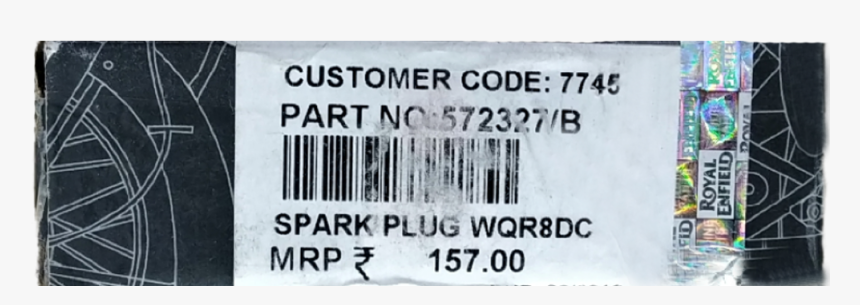 Spark Plug Wqr8dc 572327/b - Paper, HD Png Download, Free Download