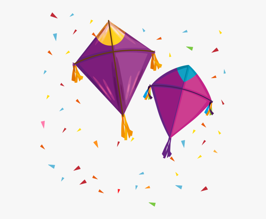 Transparent Makar Sankranti Kite Line Triangle For - Happy Makar Sankranti Png, Png Download, Free Download