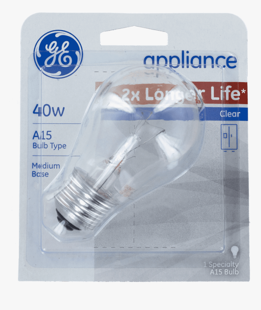 Ge Appliance Light Bulb - General Electric, HD Png Download, Free Download