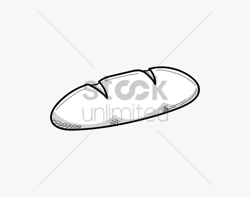 Bread Clipart Bakery Loaf White Bread - Bread Easy Drawing, HD Png Download, Free Download