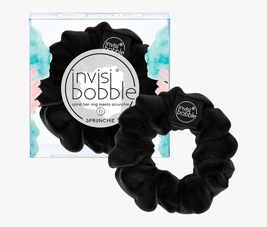 Invisi Bobble Scrunchie Hair Rings, Hospital Bag, Scrunchies, - Invisibobble Sprunchie True Black, HD Png Download, Free Download