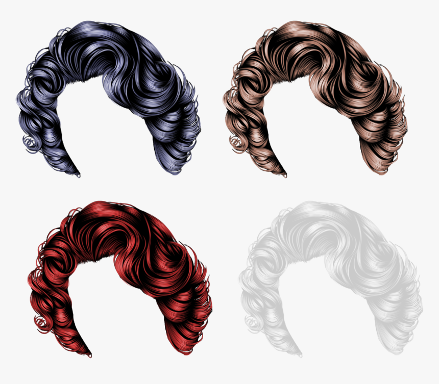 Hair Wig Png - Peluca Pelirroja Png, Transparent Png, Free Download