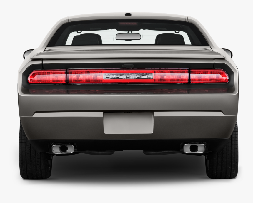 Challenger Drawing Side - 2014 Dodge Challenger Rear, HD Png Download, Free Download