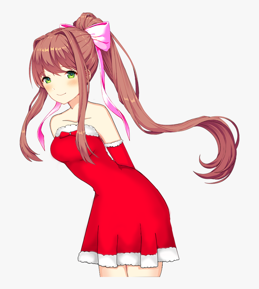 Doki Doki Literature Club Monika Ddlc, HD Png Download, Free Download