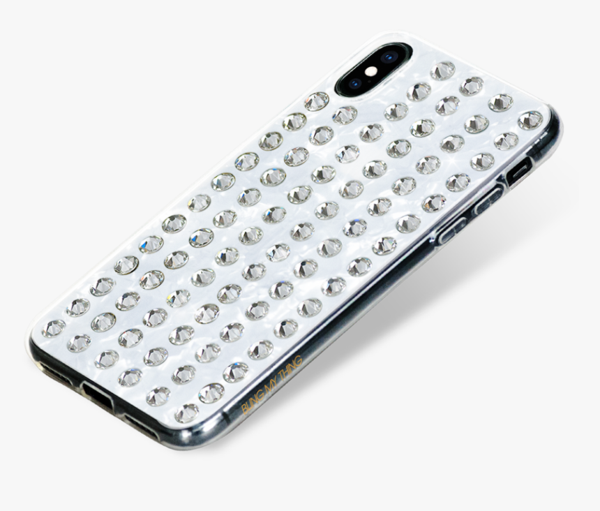 Extravaganza ᛫ Pearl White ᛫ A Cover With Swarovski - Pearl Effect Phone Case, HD Png Download, Free Download