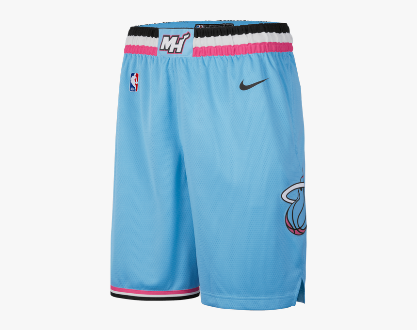 Nike Nba Miami Heat City Edition Swingman Shorts - Miami Vice Heat Shorts, HD Png Download, Free Download