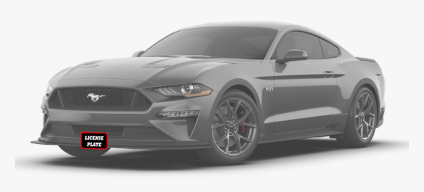 2018-2019 Ford Mustang Gt With Performance Pack - 2019 Ford Mustang Gt Black, HD Png Download, Free Download