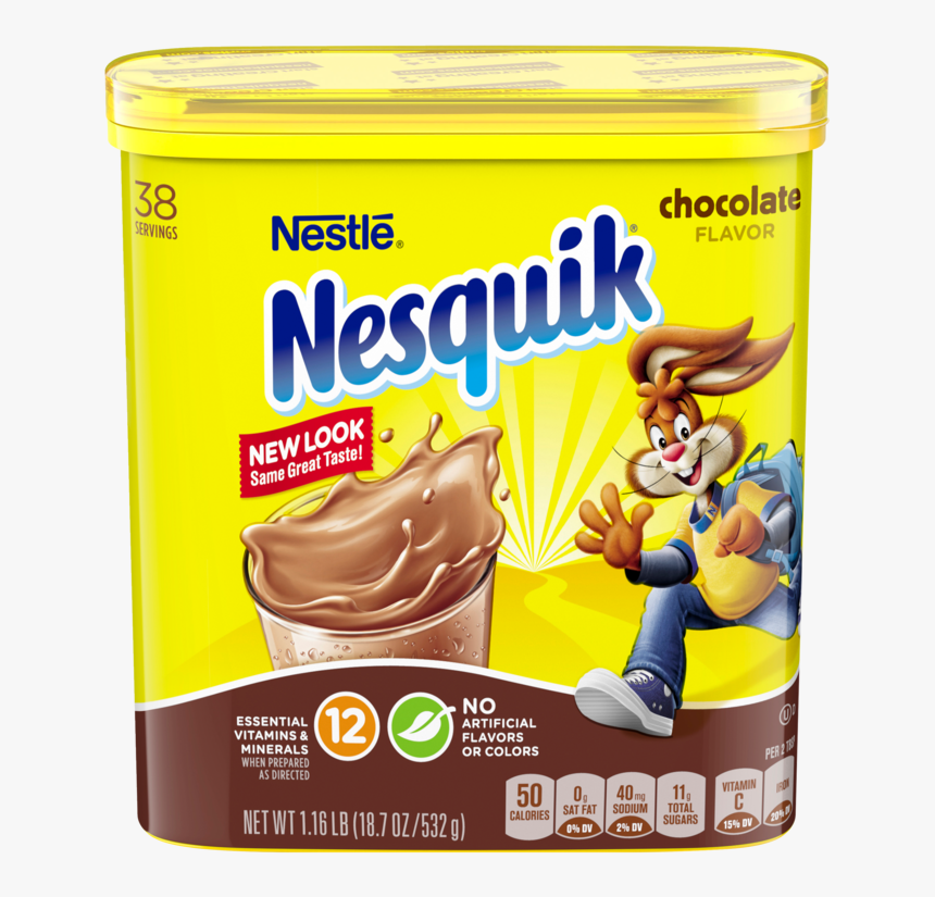 Nestle Nesquik Chocolate Drink, HD Png Download, Free Download