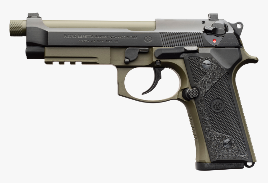 Beretta M9a3 Black And Green, HD Png Download, Free Download