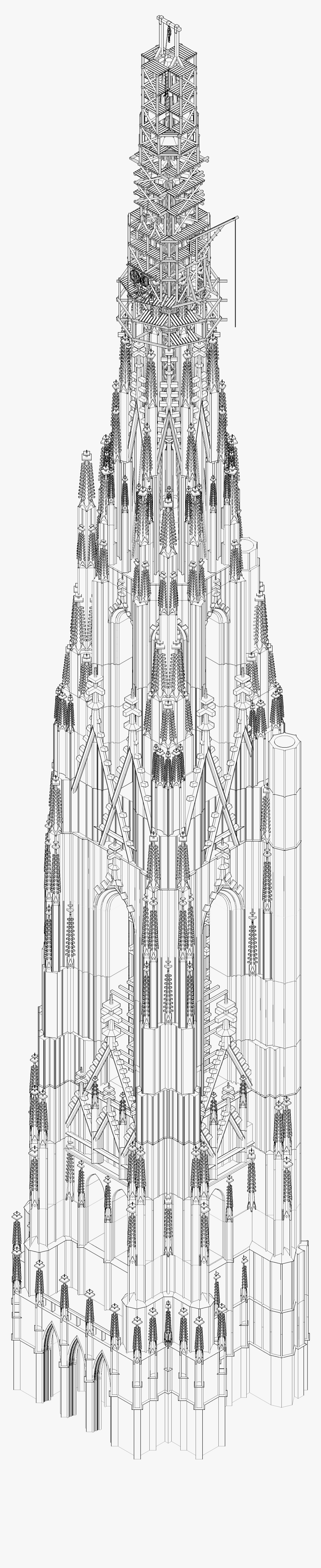 3d Image Of The Final Phase - Gothic Architecture, HD Png Download, Free Download