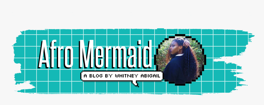 Afro Mermaid Blog - Girl, HD Png Download, Free Download