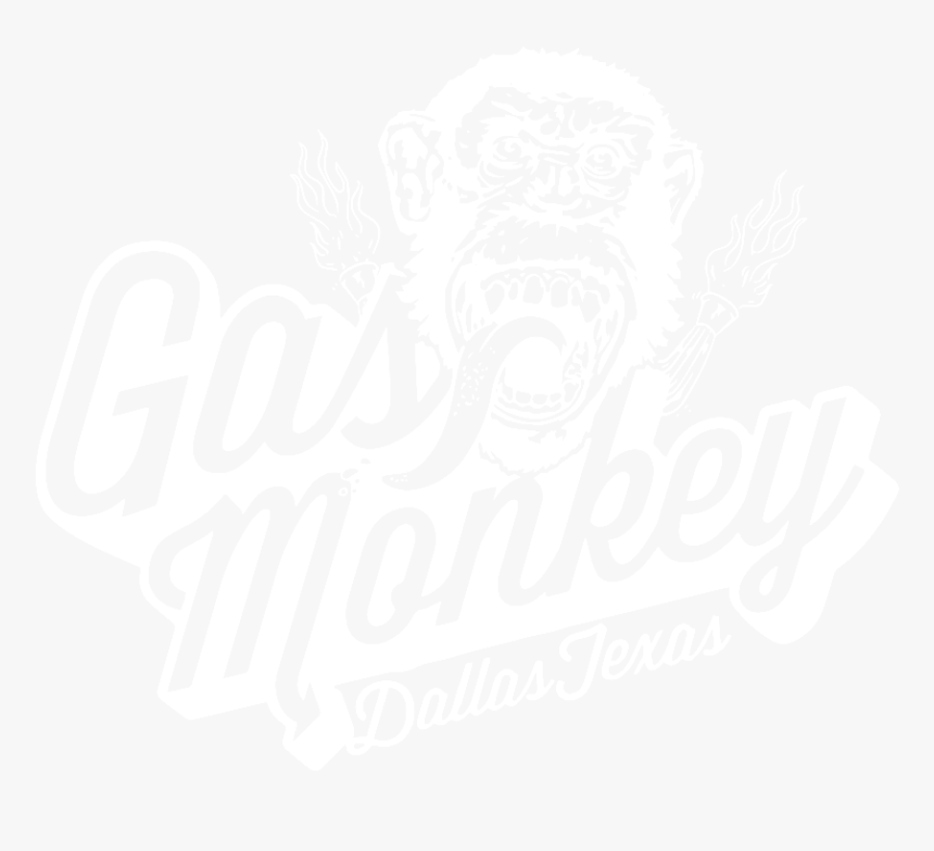 Gasmonkey White Transparent - Illustration, HD Png Download, Free Download