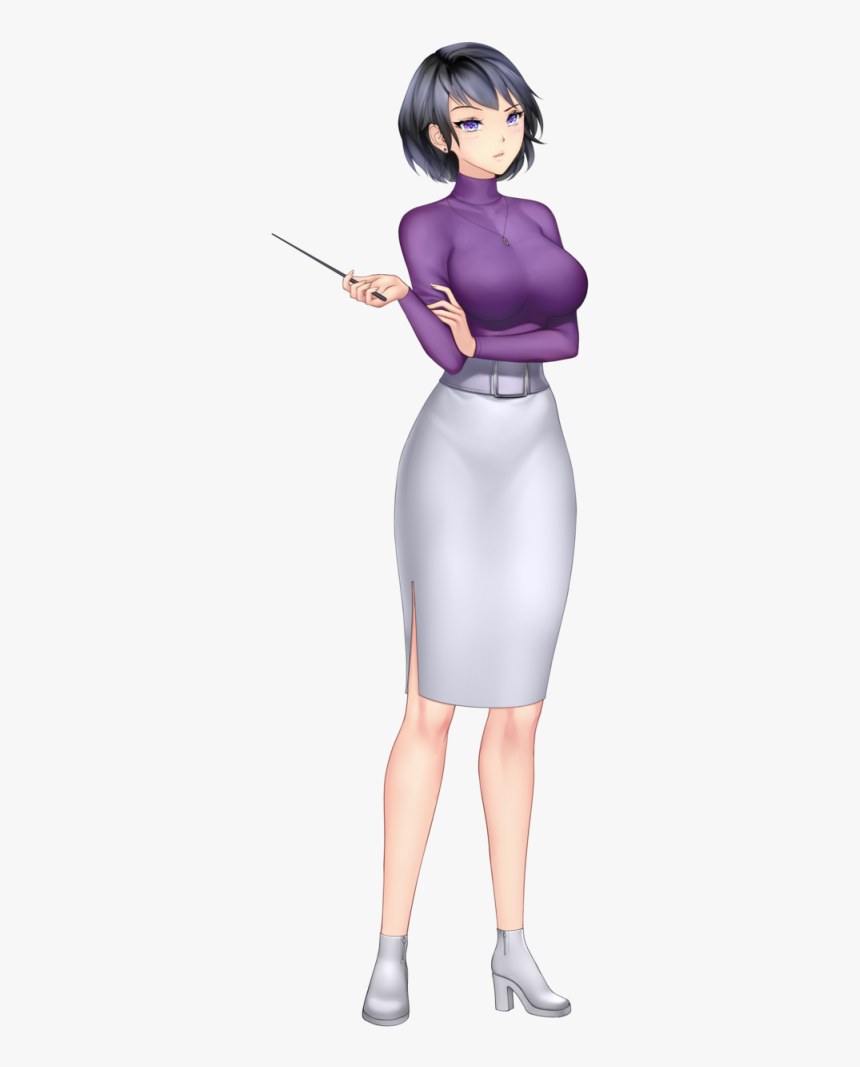 Anime Girl With Black Hair Short Hair Harumi Saito - Cartoon, HD Png Download, Free Download