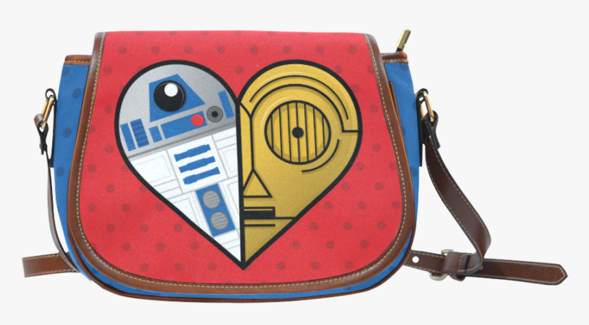 R2d2 & C3po Saddle Bag/large - Beauty And The Beast Saddle Bag, HD Png Download, Free Download