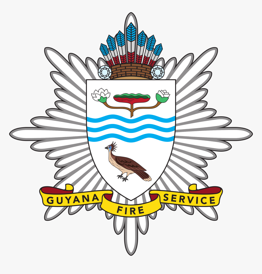 Guyana Fire Service Logo Clipart , Png Download - Guyana Fire Service Logo, Transparent Png, Free Download
