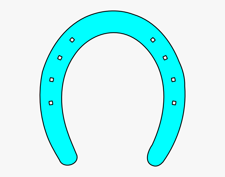 Teal Horseshoe Clipart, HD Png Download, Free Download