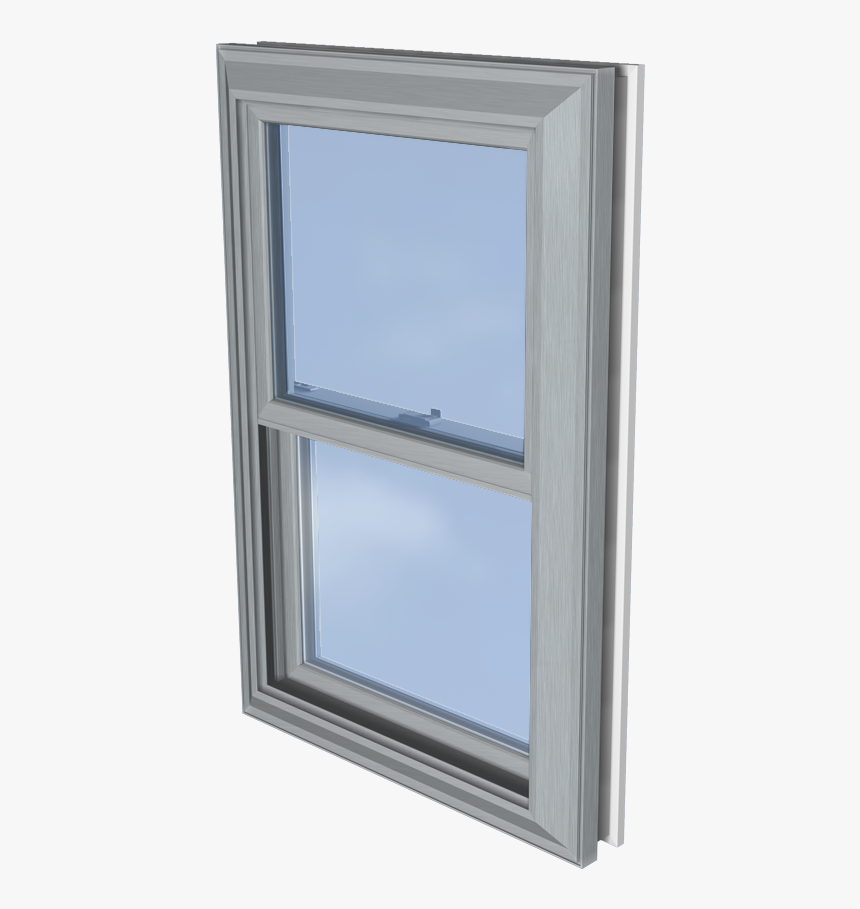 Brushed Aluminum Doublehung - Sash Window, HD Png Download, Free Download