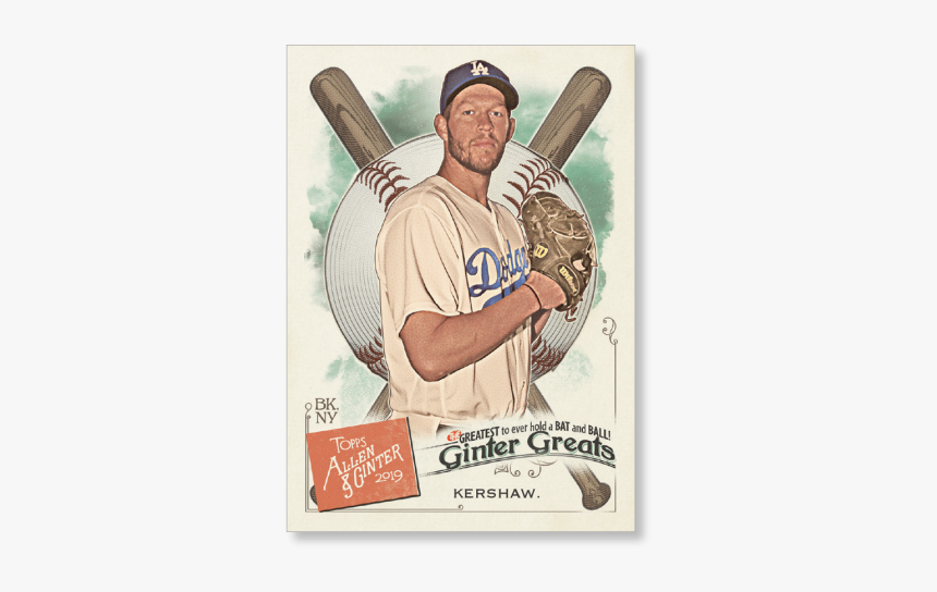 Clayton Kershaw 2019 Topps Allen & Ginter Oversized - 2019 Topps Allen & Ginter Baseball Hobby Box, HD Png Download, Free Download