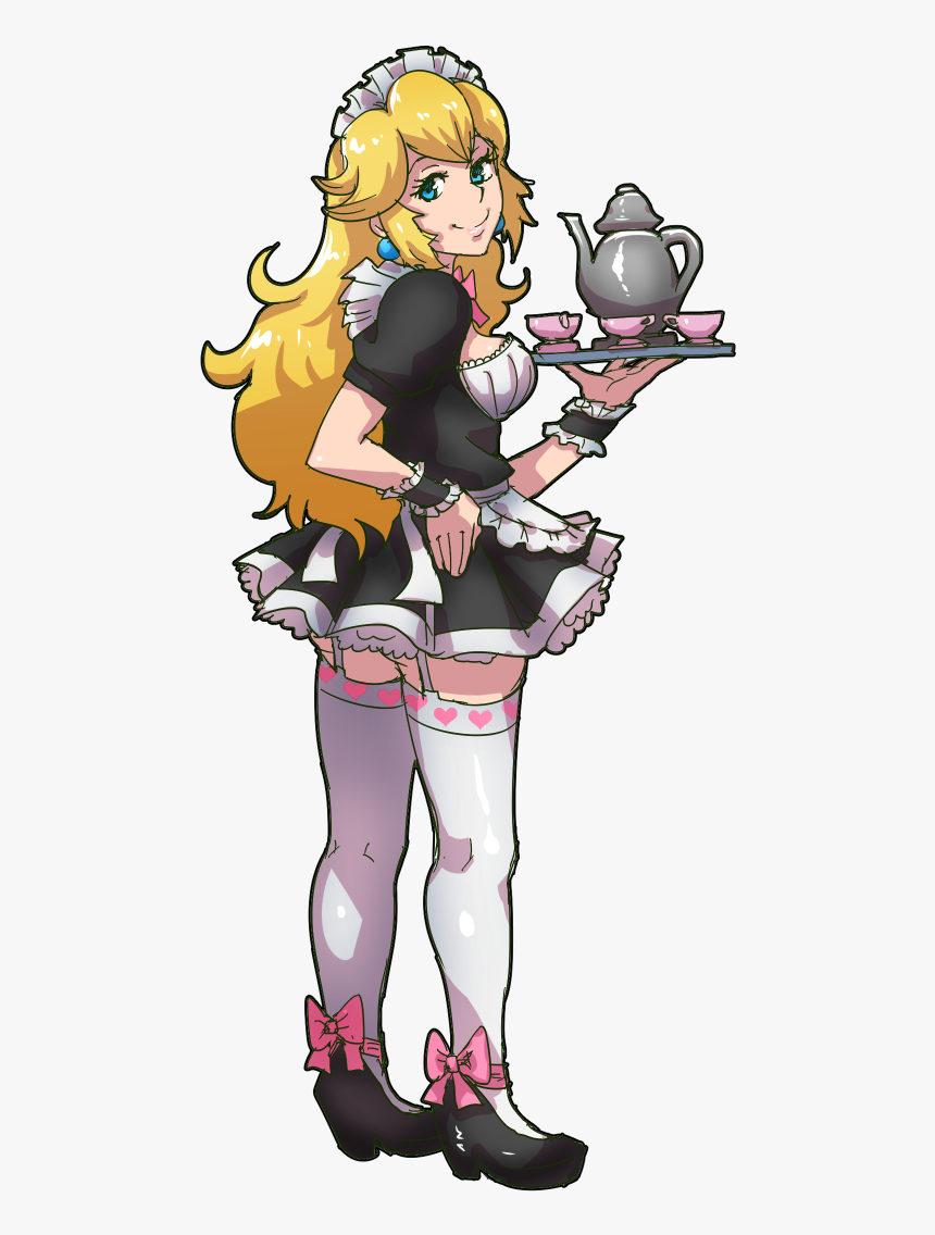 Princess Peach Maid Hentai, HD Png Download, Free Download