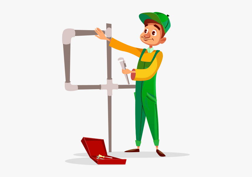 Riverside Plumber Img - Cartoon, HD Png Download, Free Download