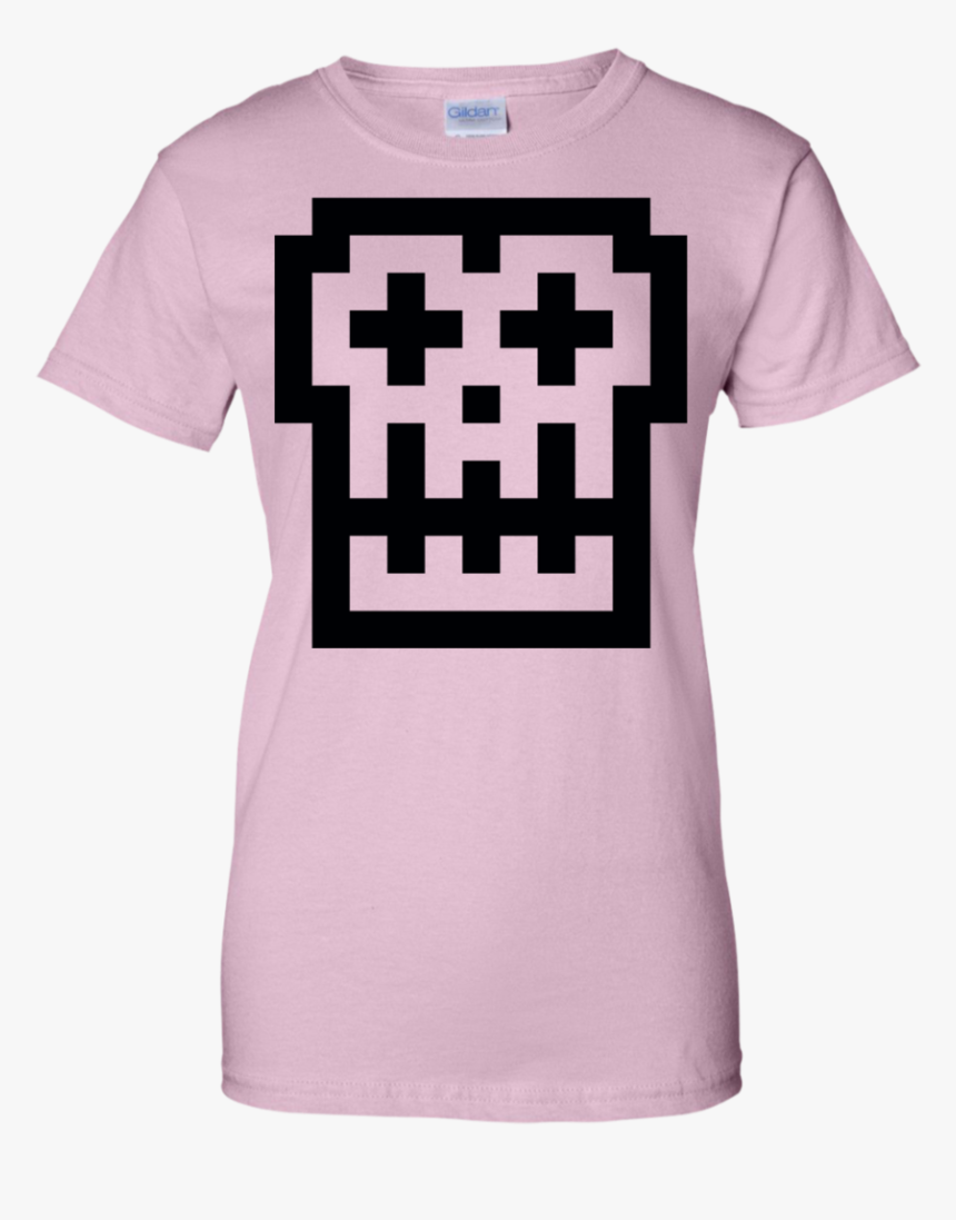 Pixel Skull T Shirt & Hoodie - Baddie Shirt, HD Png Download, Free Download