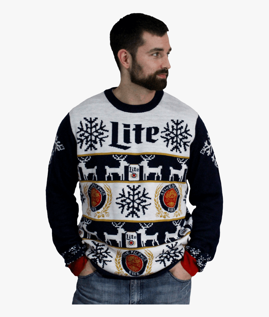 miller lite christmas sweaters