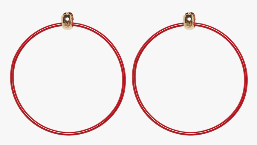 Shine About Hoops In Colour Red Bud - Circle, HD Png Download, Free Download