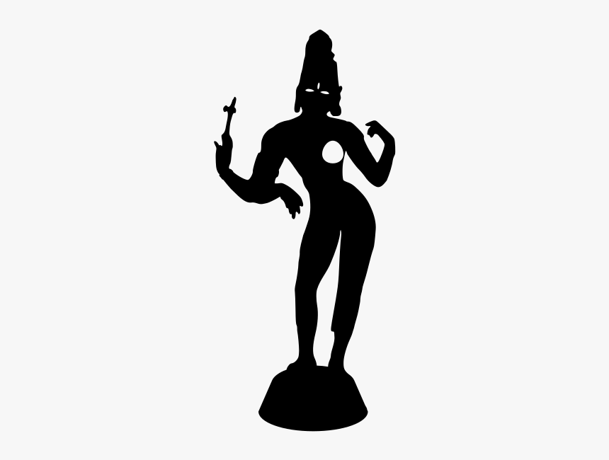 Silhouette Character H&m Clip Art - Ardhanarishvara Vector, HD Png Download, Free Download