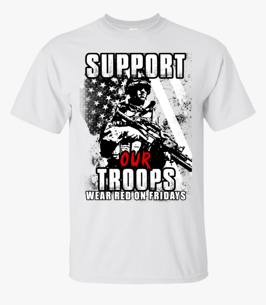 Red Shirt Friday - Support Our Troops Shirt, HD Png Download, Free Download