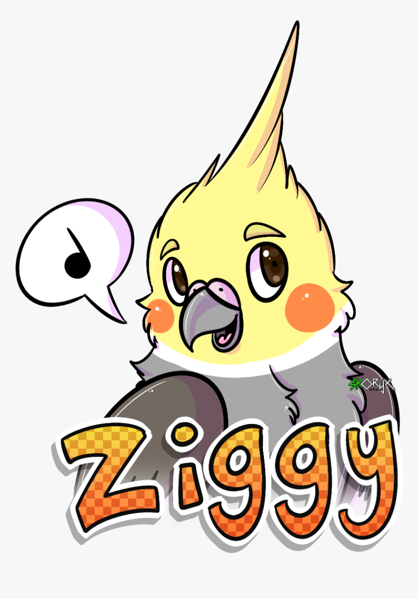 Ziggy The Cockatiel - Cartoon, HD Png Download, Free Download