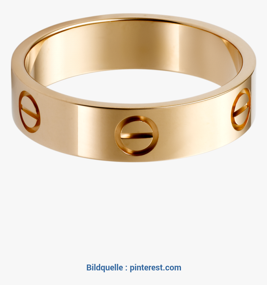 Beste Cartier Ring Love Weissgold Cartier Ring - Cartier Love Ring Transparent Background, HD Png Download, Free Download