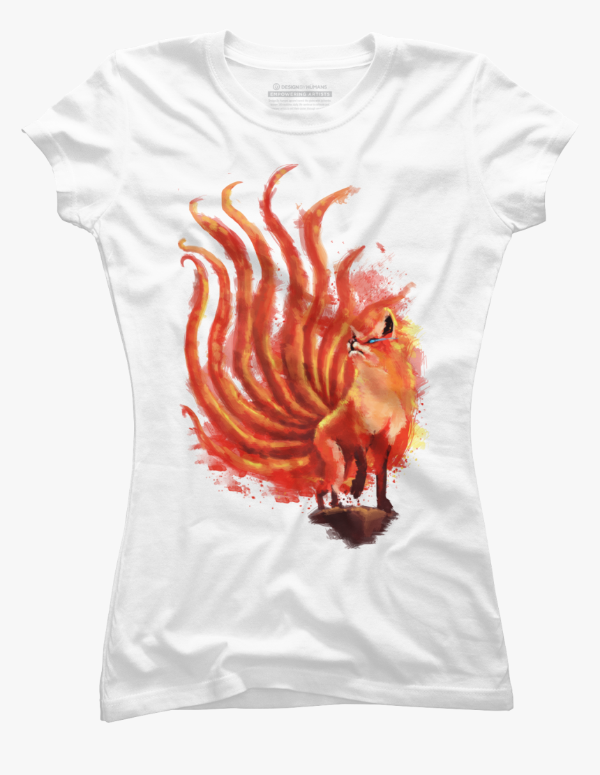 Nine Tailed Fox Juniors T Shirt - Nine Tailed Fox Stickers, HD Png Download, Free Download