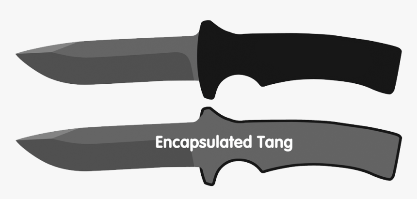 Encapsulated Knife Tang - Hunting Knife, HD Png Download, Free Download