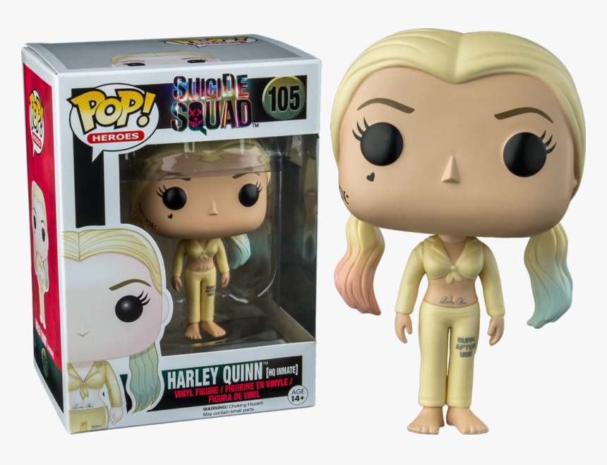 Inmate Harley Quinn Pop Vinyl Figure - Funko Pop Harley Quinn Inmate, HD Png Download, Free Download