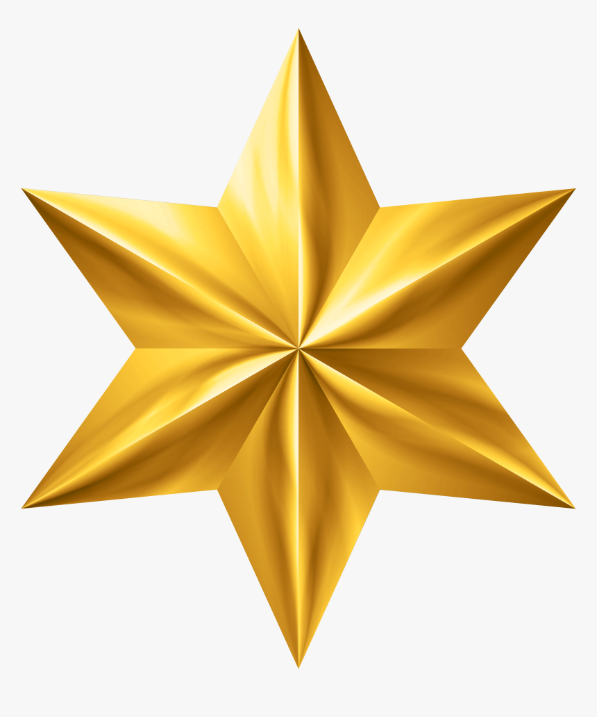 Gold Star Clip Art Png Image - Gold Star Png, Transparent Png, Free Download