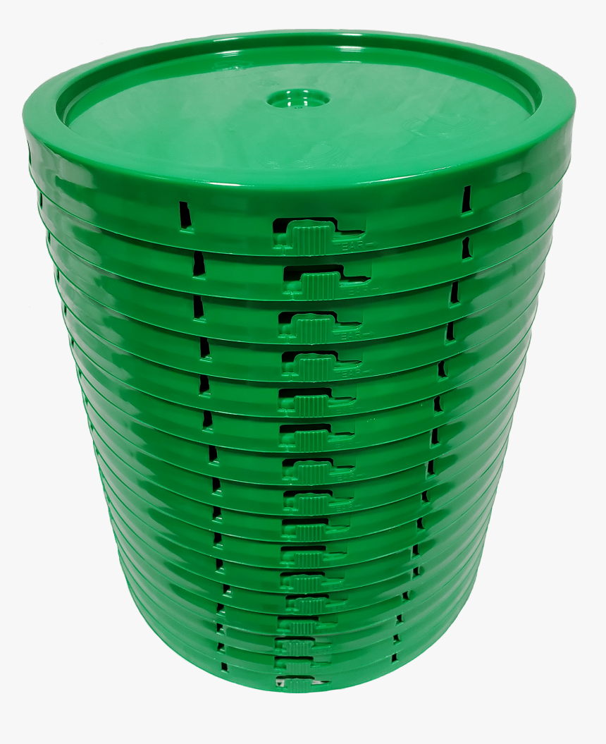 Green Plastic Lid With Gasket And Tear Tab Fits - Plastic, HD Png Download, Free Download