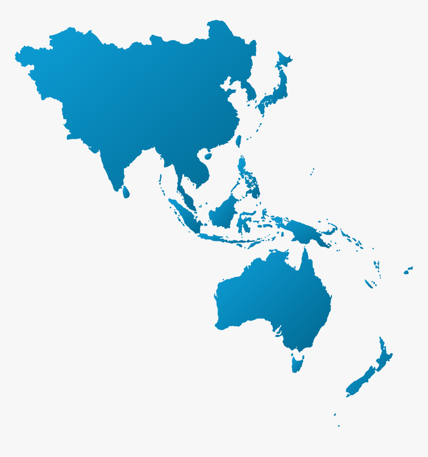 Transparent Asia Map Png - Asia Pacific Map Png, Png Download, Free Download