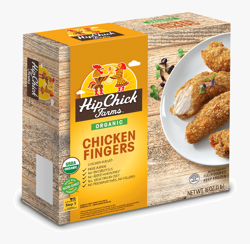 Hip Chick Farms Organic Chicken Finger Value Pack - Hip Chick Chicken Fingers, HD Png Download, Free Download