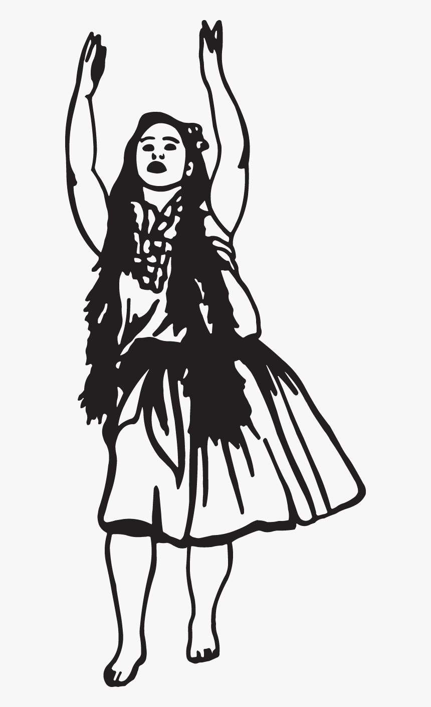 Hula Dancer Decal, HD Png Download - kindpng